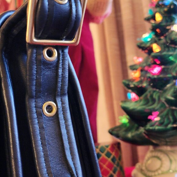 Vtg Coach Blk Rambler's Legacy Bag 9061 | Made in USA | Iconic Heritage Classic - Picture 15 of 15